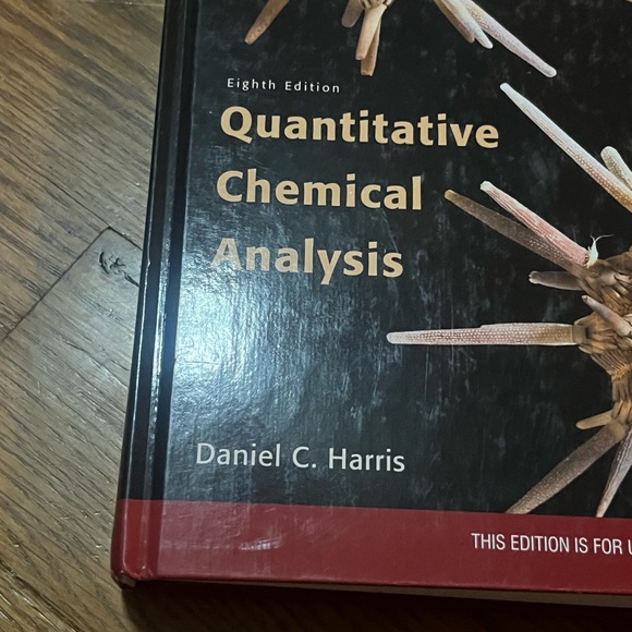 Quantitative Chemical Analysis international edition by Daniel C Harris Hardback - Picture 3 of 11